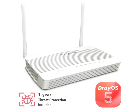 DrayTek Vigor2136ax with 1-year Threat Protecion