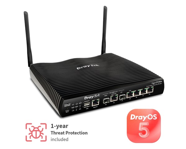 DrayTek Vigor2928be with 1-year Threat Protecion